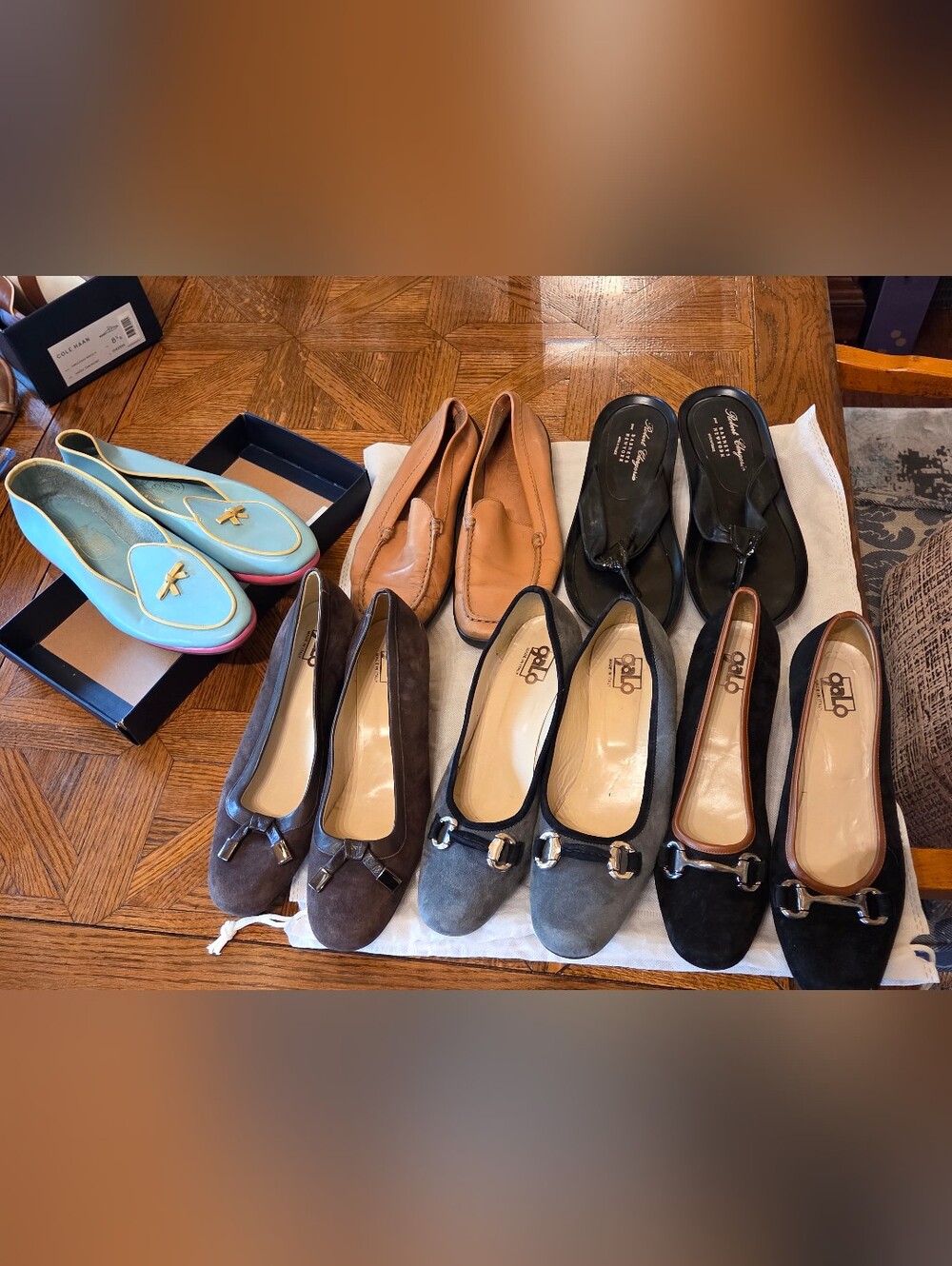 Robert Clergerie Sandals; GALO Italian Heels and Loafers, Belgian Loafers BUNDLE